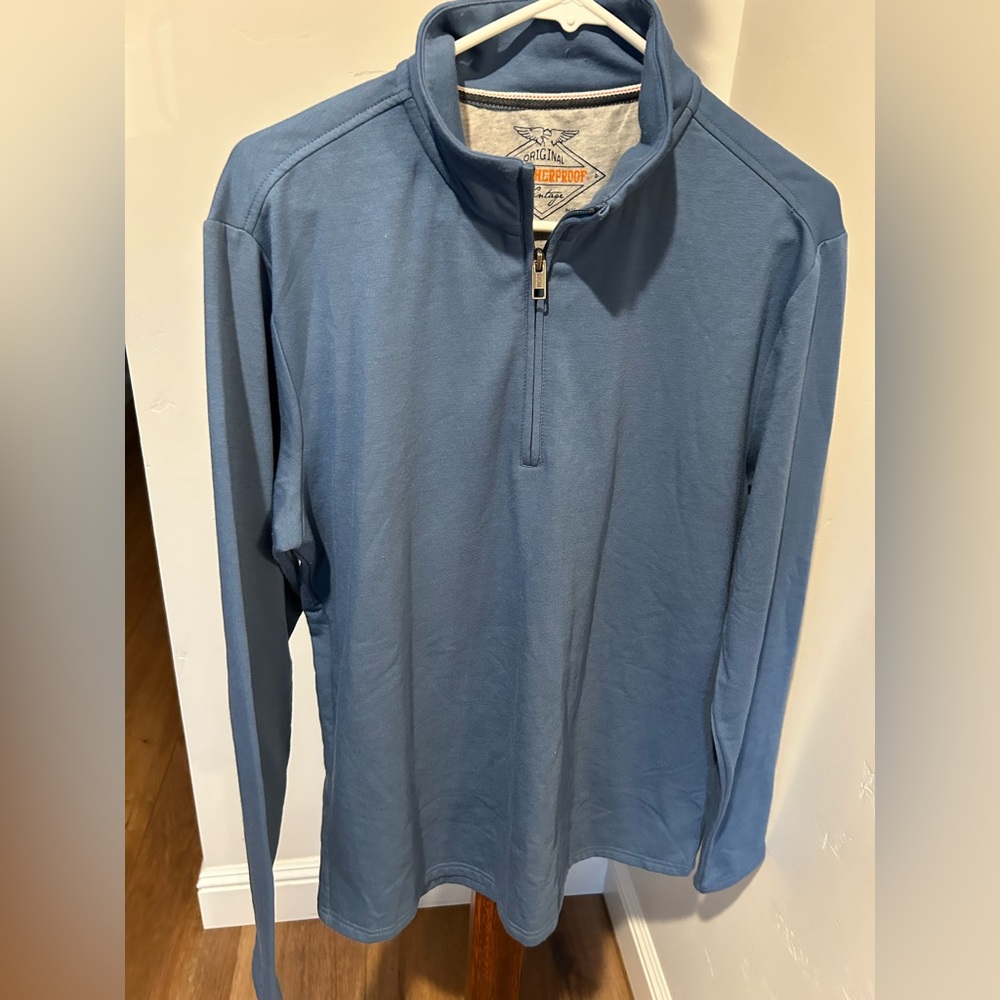 Weatherproof Men’s 1/4 Zip Pullover Color Blue Size M